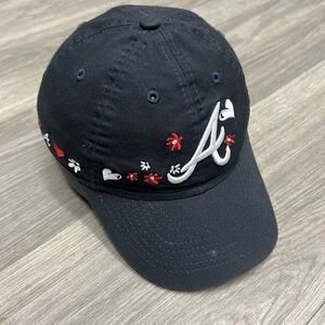 Atlanta Braves Hat Strapback Dad‎ Cap Baseball Youth Child Petite Women Heart
